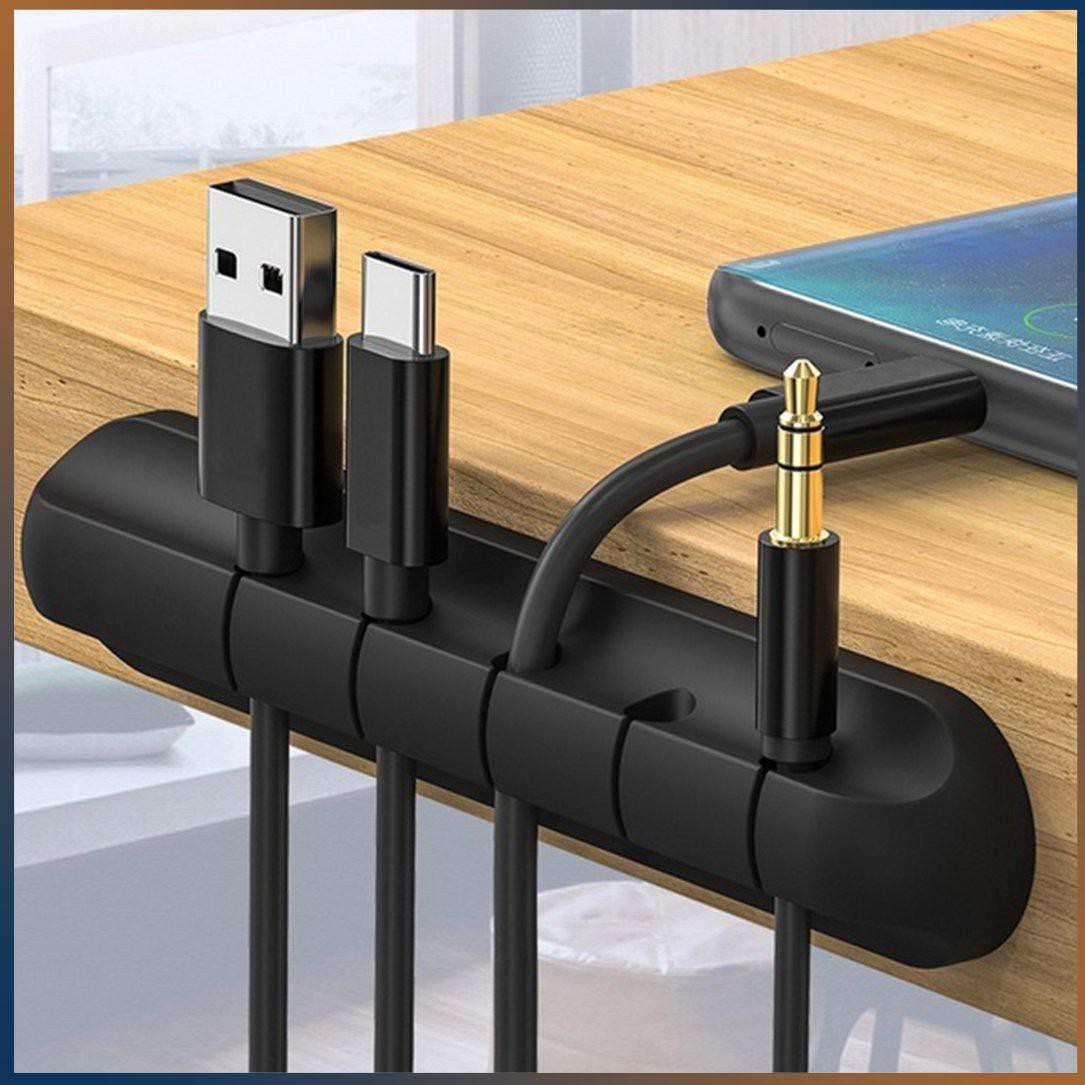 Kẹp Silicone Giữ Dây Cáp Gọn Gàng 4.9 | BigBuy360 - bigbuy360.vn