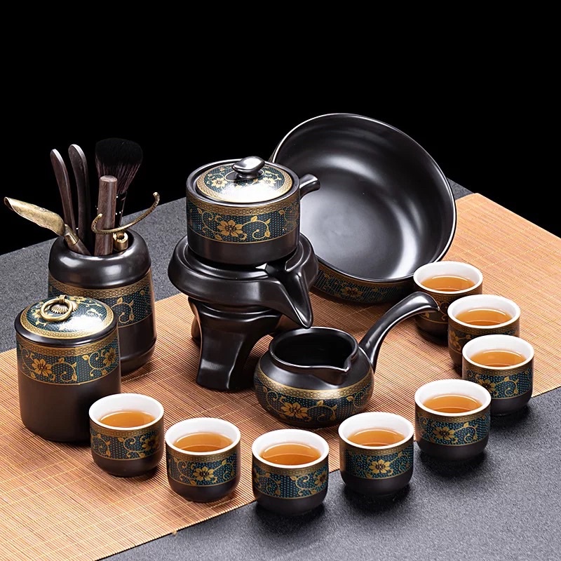 bộ ấm chén cối xay trà đạo