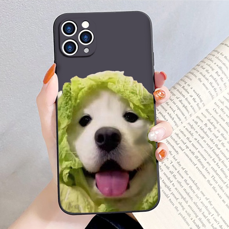 Ốp Điện Thoại iphone mềm Họa Tiết Động Vật Dễ Thương hình cún BVC Dành Cho iPhone 14 13 12 11 Pro MAX XS XR X 7 8 Plus