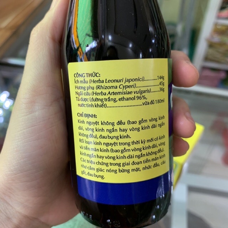 Cao Ích Mẫu hỗ trợ điều kinh bổ huyết