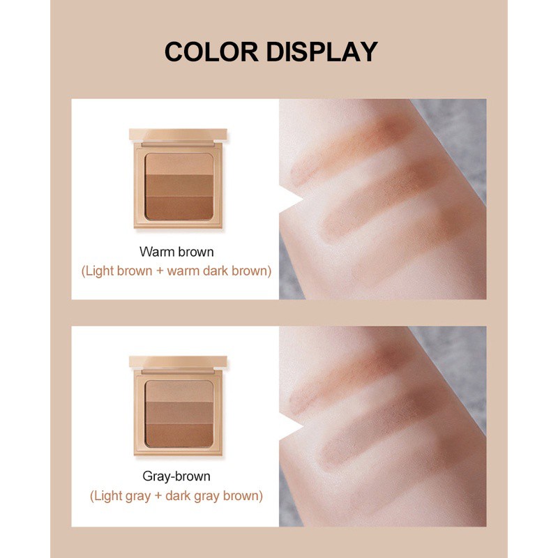 (Hàng Mới Về) Bảng Phấn Bắt Sáng 3 Màu Tạo Khối Trang Điểm Ba Chiều Tự Nhiên | BigBuy360 - bigbuy360.vn