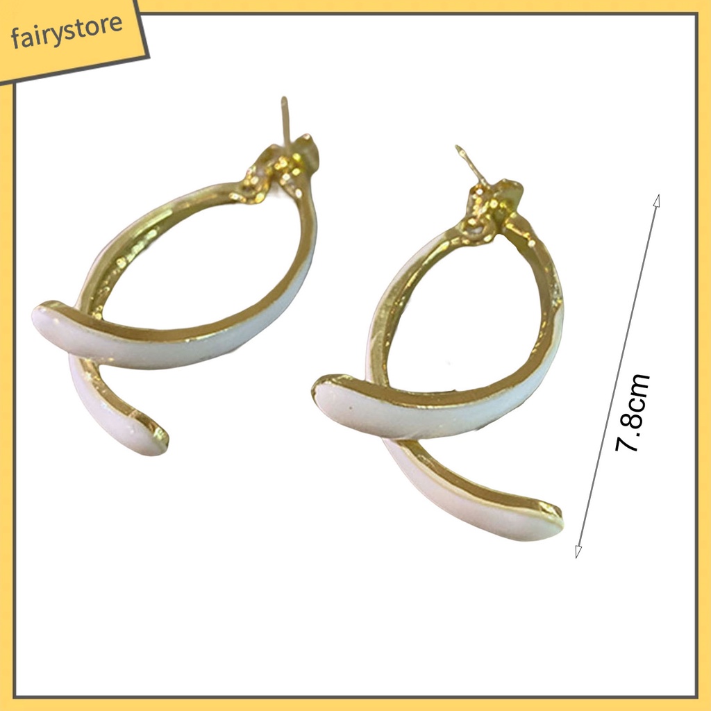 1 Đôi Bông Tai Hình Hoa Đính Ngọc Trai Giả Lấp Lánh