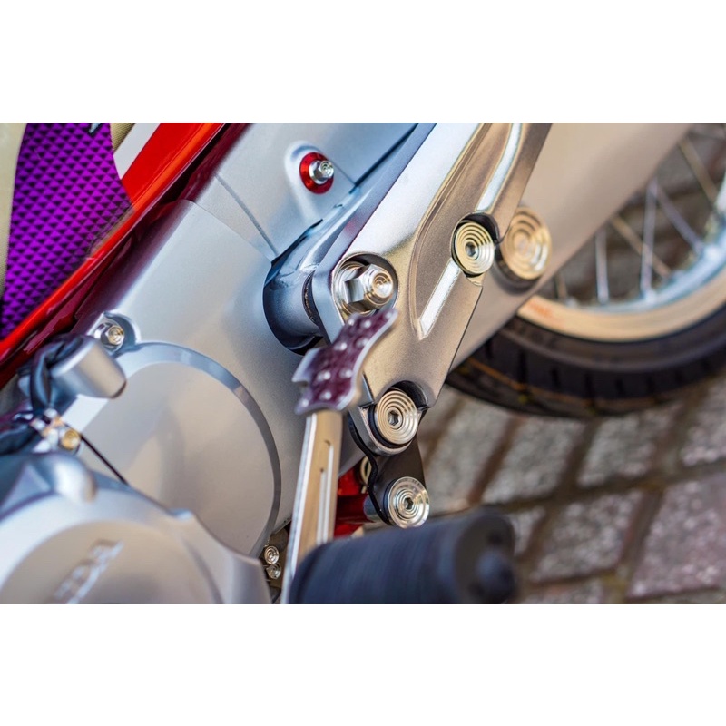 Khâu gắn gác chân Wave/Dream/Future1 INOX304