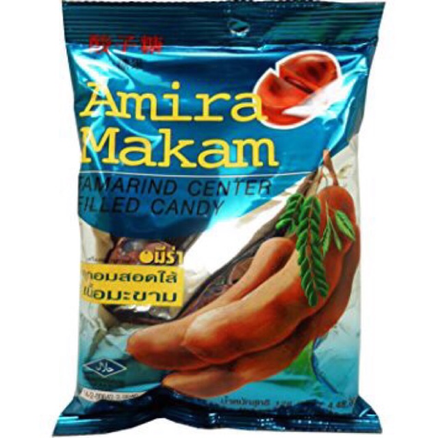 Kẹo nhân me Amira gói xanh Thái Lan