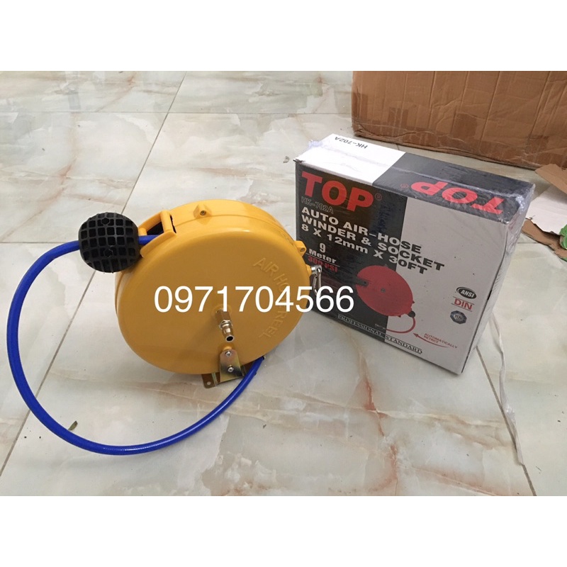 Dây hơi tự rút TOP phi 10x6,5. Chất liệu PU