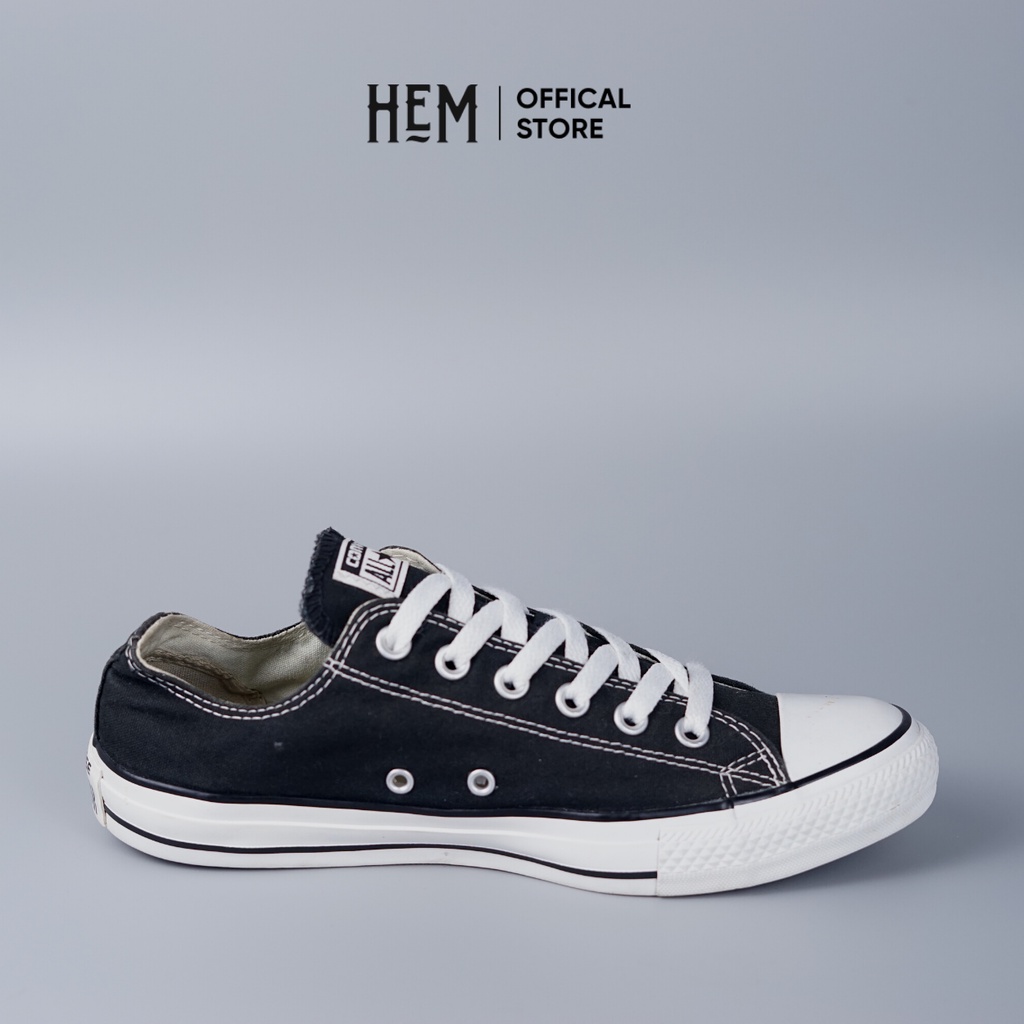 Giày Converse Đen Cổ Thấp Real 2hand Cond 9