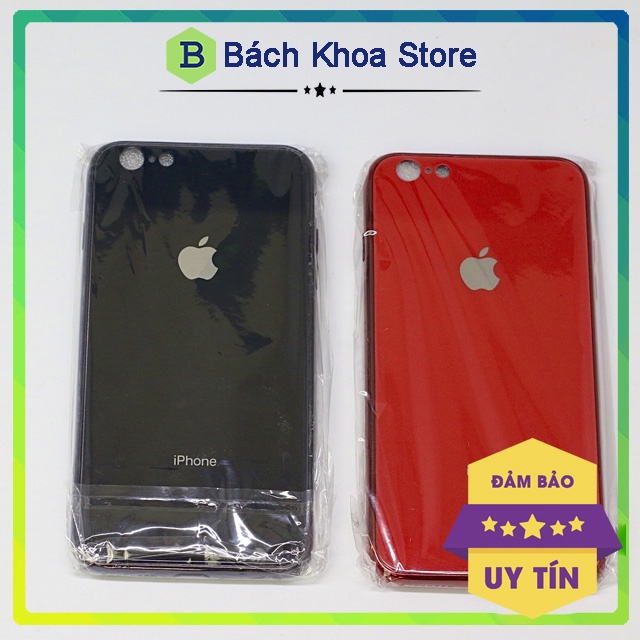 Ốp Iphone, ốp lưng kính viền xi, tráng gương, chống sốc iPhone 6, Iphone 6s