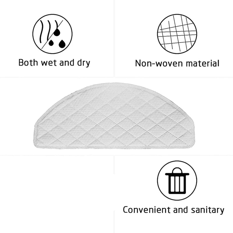 Bộ 140 Miếng Vải Lau Sàn Dùng Một Lần Cho Máy Hút Bụi Ecovacs Deebot Ozmo T8 T9
