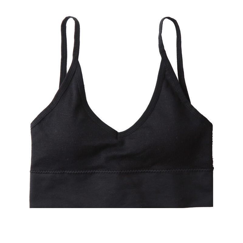 Wrap the bra back bra with a chest sexy sports vest sexy gathering bottoms anti-walking light underwear