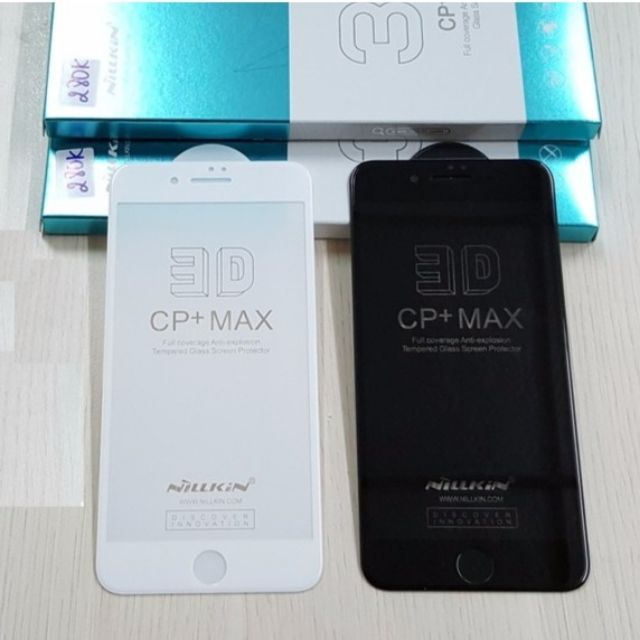 Kính cường lực Full màn Nillkin 3D CP+ Max IPhone 7 / IPhone 8 - Xịn nhất