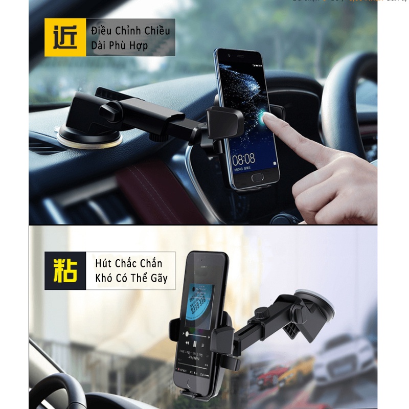 Giá Đỡ Điện Thoại Trên Xe Ô Tô , Kẹp Điện Thoại Trên Xe Ô Tô Gắn Taplo, Kính Và Cửa Điều Hòa Quay 360 Độ Cao Cấp | BigBuy360 - bigbuy360.vn