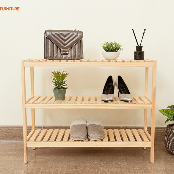 Kệ giày gỗ 3 tầng DEKO