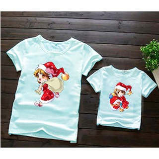 Combo 2 áo thun noel cổ tròn