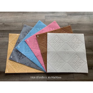 Xốp dán tường họa tiết hoa văn siêu đẹp giá rẻ