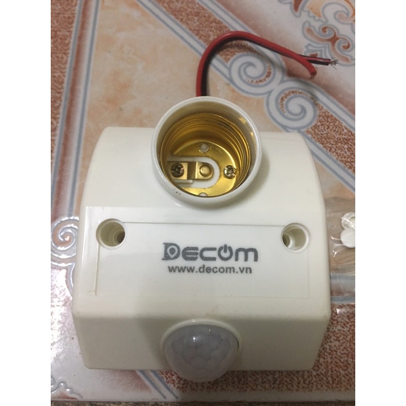 Đui đèn cảm ứng Decom