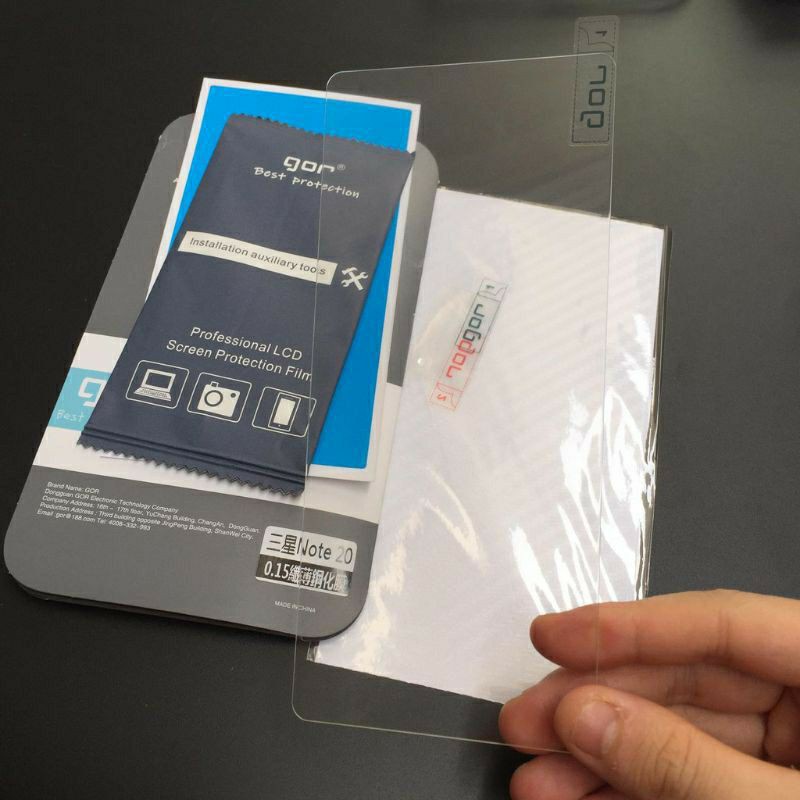 Kính cường lực GOR cho Samsung Galaxy Note 20 vát cạnh 2,5D siêu đẹp trong suốt