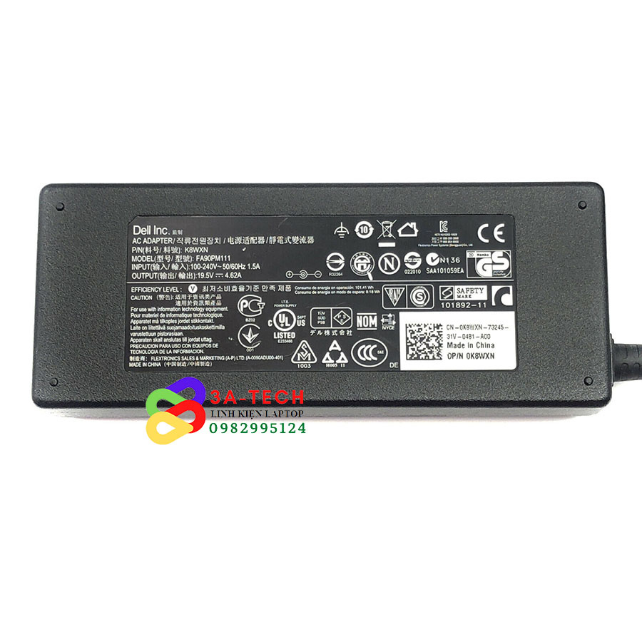 Sạc laptop Dell Inspiron N5010D-148, N5420, N4010, N4420, N7720, N5040, N5050, N5110,17R-SE, 17R-7720, 17R-SE-7720, 17R