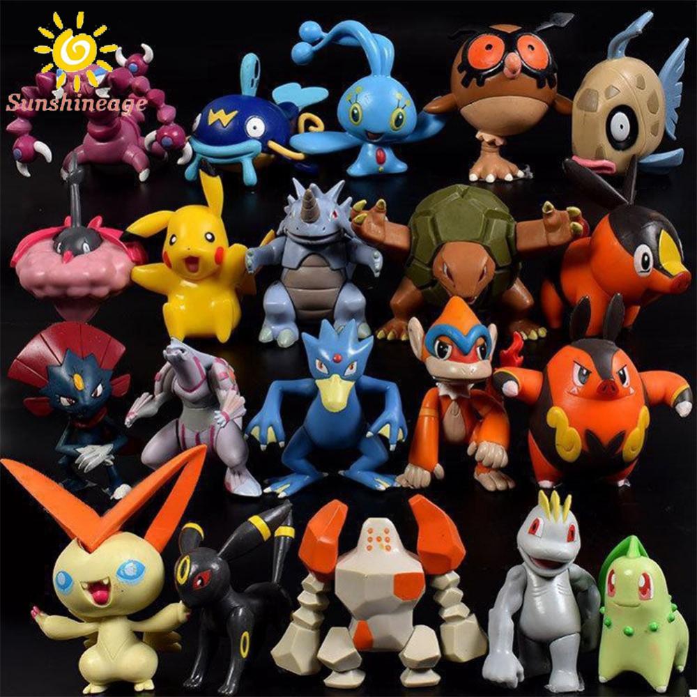 SUNAGE- ~24pcs Mini Pokemon Action Figure Pokémon Go Monster Vinyl Toys 3cm doll for Kids 2022 hot sale【SUNAGE-HOT Fashion】