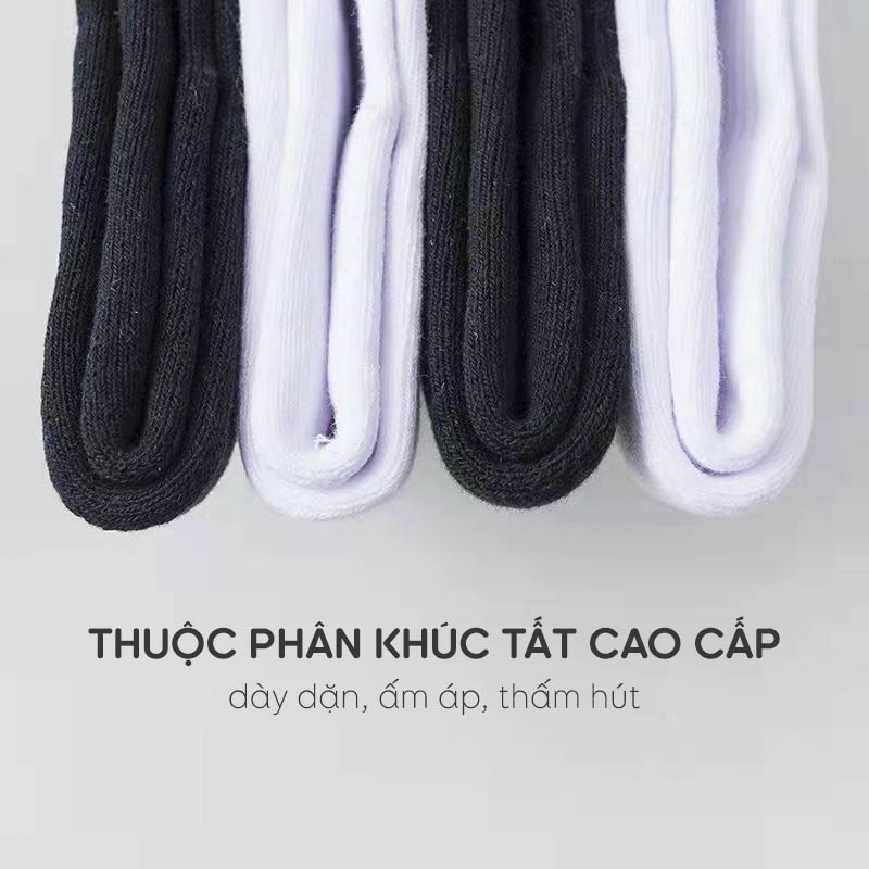 Tất vớ cổ ngắn nam nữ chất liệu vải dày co giãn bốn chiều - Sope Shop