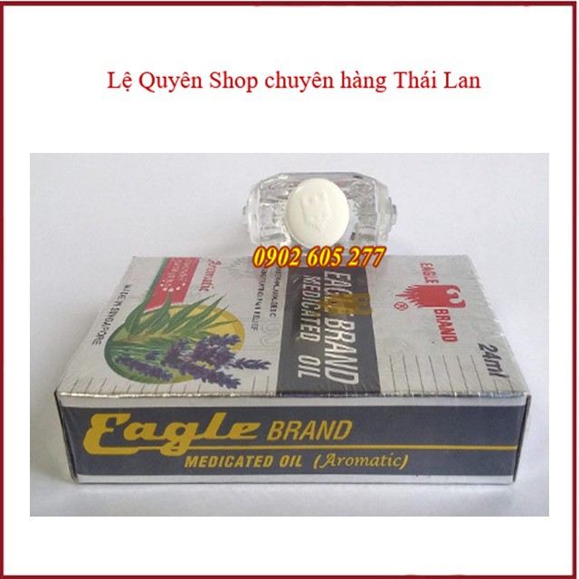 [hàng chính hãng]Dầu Eagle Brand medicated oil trắng 24ml