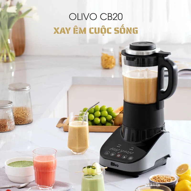 Máy Làm Sữa Hạt Olivo CB20 12 Chức Năng Công Suất 2000W