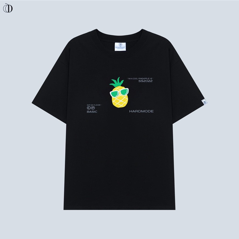 Áo thun nam nữ, Unisex tay lỡ local brand hardmode PINEPPLE tee