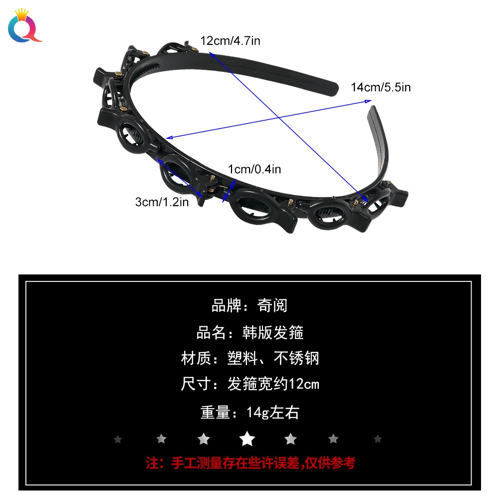 Băng Đô Tết Bím Thời Trang Dành Cho Nữ