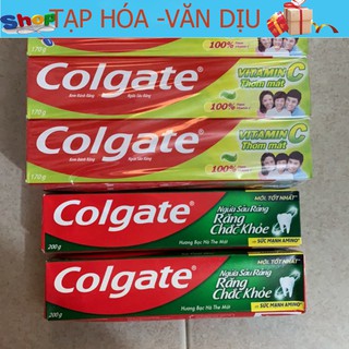 Kem đánh răng Colgate ngừa sâu răng 200g và Colgate VitaminC 170g  ✅còn hàng ✅ tạp hóa Văn Dịu