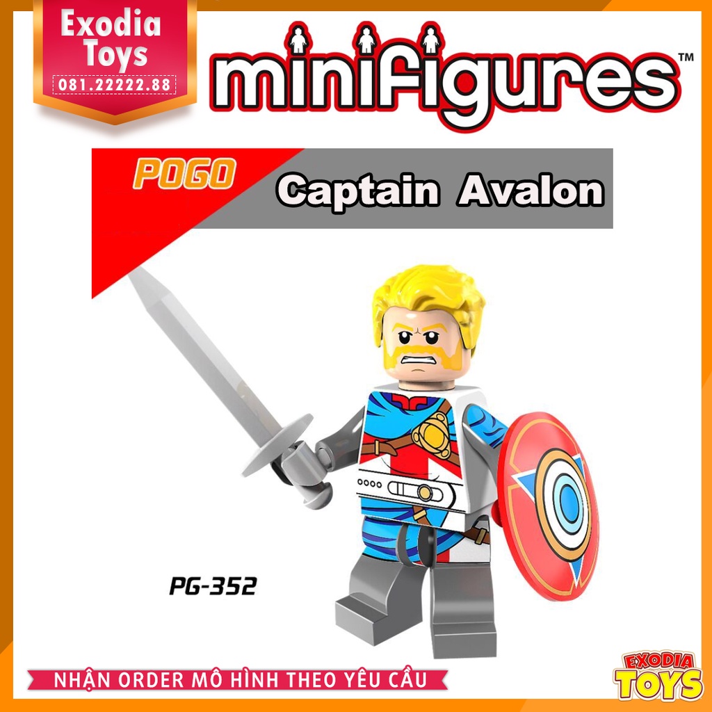 Xếp hình Minifigure Siêu anh hùng vũ trụ Marvel và DC Comics - Đồ Chơi Lắp Ghép Sáng Tạo - POGO PG8084