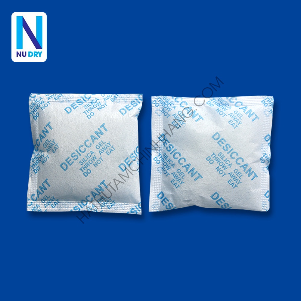 Combo 50 Gói hút ẩm silica gel 20 Gram hút ẩm cho Thưc phẩm Quần áo Giày dép Máy ảnh Phòng Ngủ hoa khô NU DRY