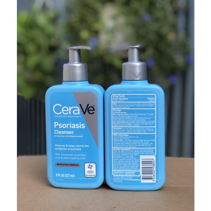 Sữa Rửa Mặt/Tắm Vẩy Nến Cerave Psoriasis Cleanser