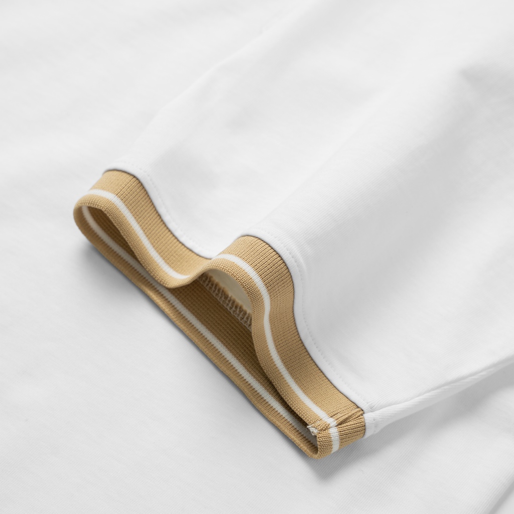 Áo thun Polo YOUNGBEAR vải cotton dệt kim sợi đôi, form oversize, trẻ trung, năng động - HAPPYHOW