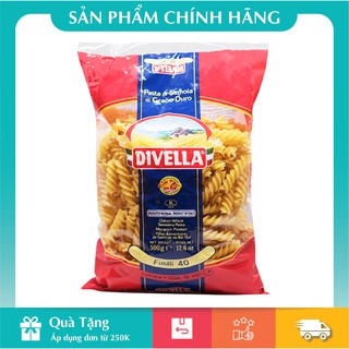 [HÀNG CHÍNH HÃNG] Nui Xoắn Fusilli Divella Số 40 500gr