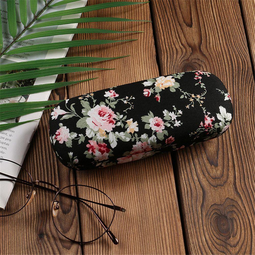 Hộp Đựng Bảo Vệ Mắt Kính Bằng Vải In Hoa Kiểu Retro