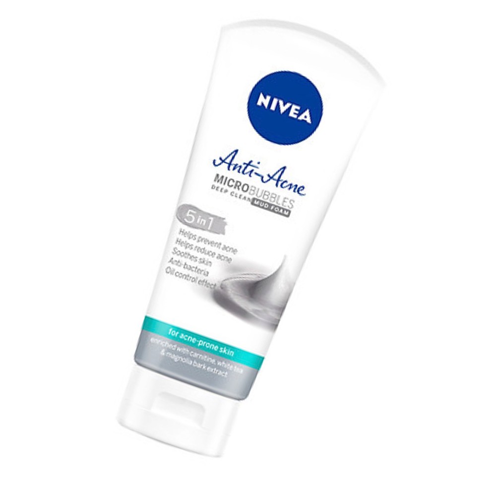 Sữa rửa mặt NIVEA Anti-Acne khoáng chất giúp ngừa mụn