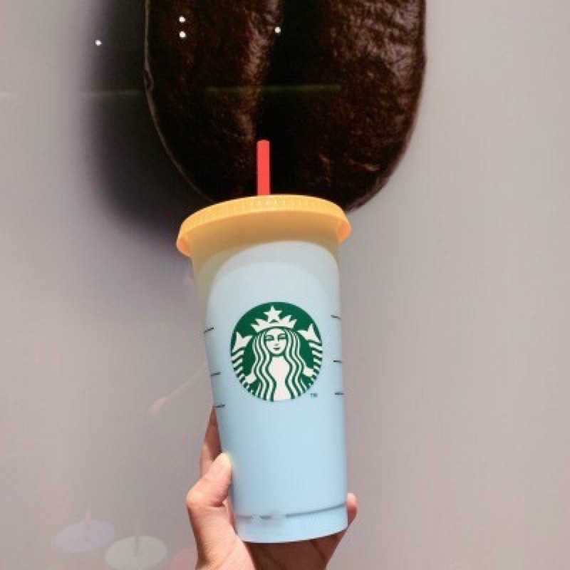 Ly nhựa đổi màu starbucks❌Không lựa mẫu