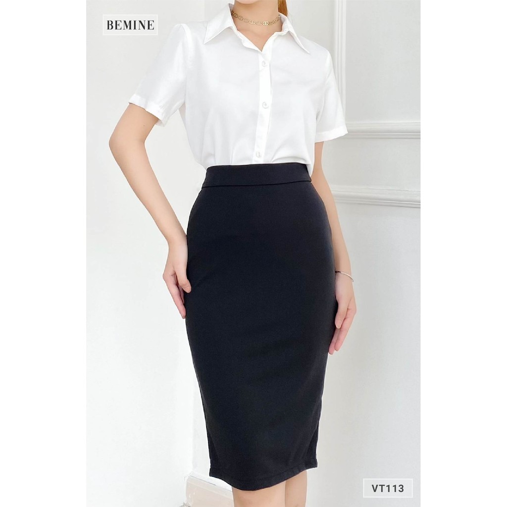 Chân váy bút chì ôm BEMINE VT113ĐEN | BigBuy360 - bigbuy360.vn