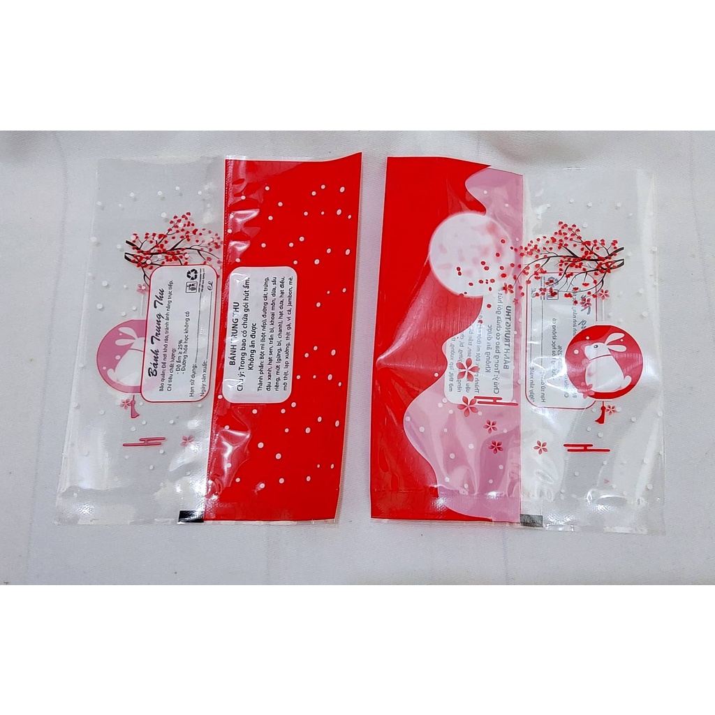 Túi ép bánh trung thu 150gr-180gr ⚡ GIÁ SỐC ⚡ 10 cái túi đựng bánh trung thu dày dặn quản bánh một cách hiệu quả nhất