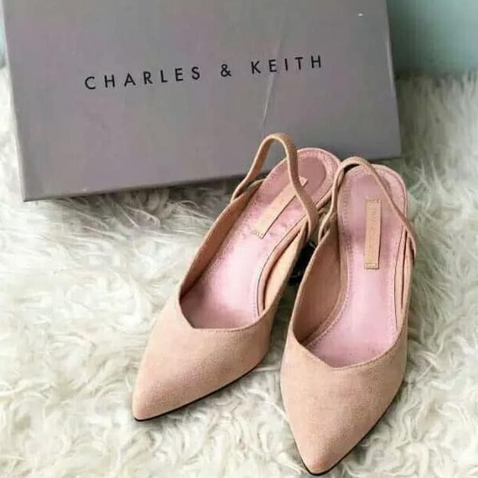 Giày Charles And Keith Ck Chính Hãng Chất Liệu Acrylic Size 35 Cho Nữ