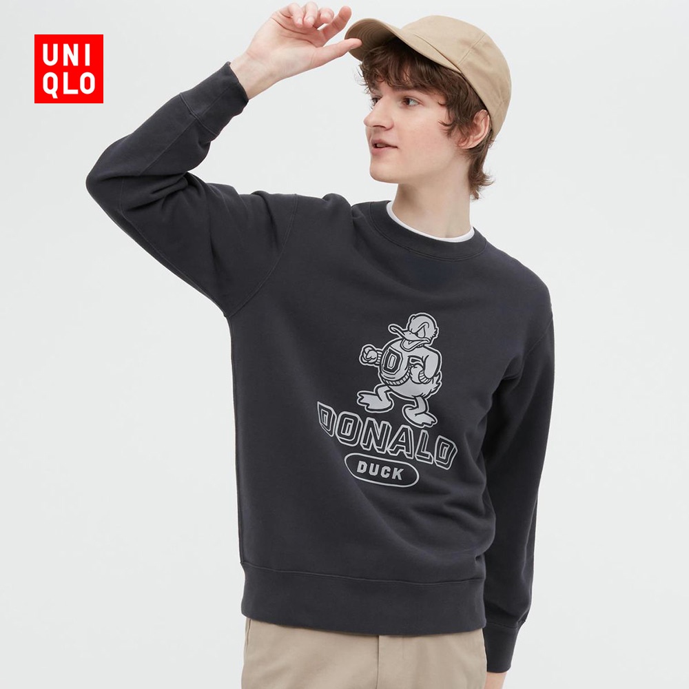 DISNEY Bộ Đồ Thể Thao Uniqlo Nam / Nữ (UT) Áo Sweater Dài Tay (Thể Thao) 455820 Uniqlo