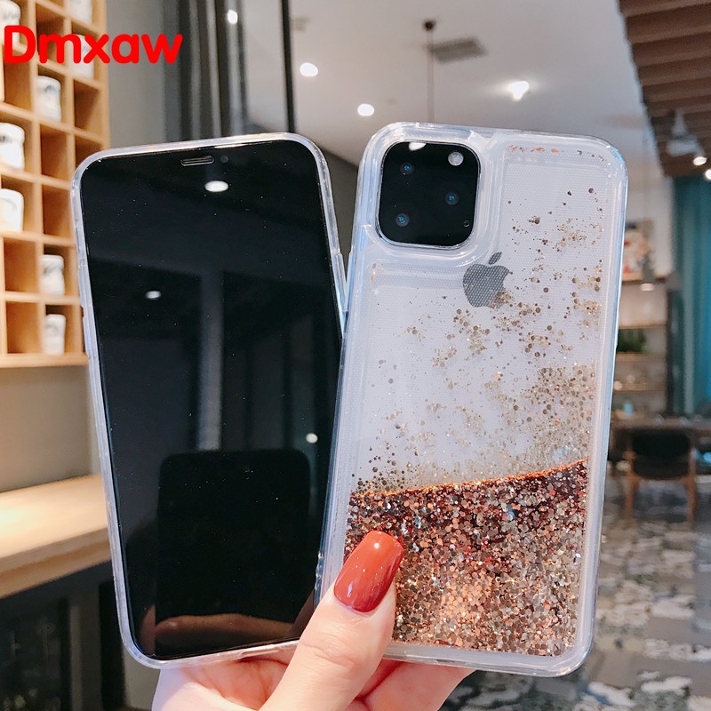 Ốp điện thoại TPU thời trang có kim tuyến cho IPHONE 12 11 PRO XS MAX MINI XR XS