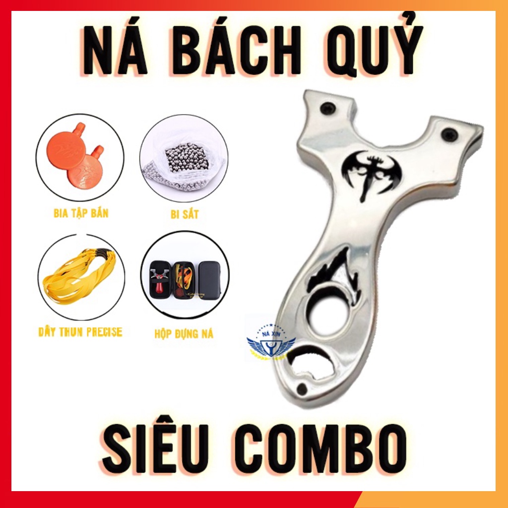 NÁ CAO SU BÁCH QUỶ CAO CẤP - INOX 304 CAO CẤP CHỐNG GỈ SÁNG BÓNG - Ná Ngọc