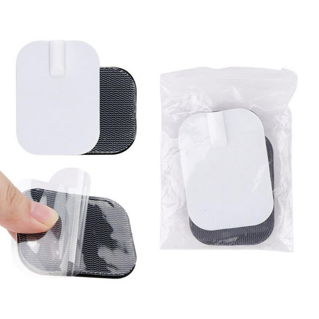 Miếng đệm điện cực salorie ems 10 miếng kích thích cơ thần kinh silicone gel tens điện cực châm cứu kỹ thuật số vật lý trị liệu 4 * 4cm / 5 * 9cmtens pads
