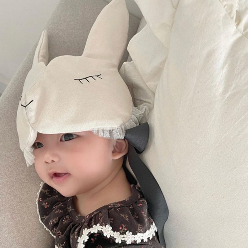Mũ Trùm Đầu Hóa Trang Thỏ Hoạt Hình Bằng Vải Bông Dành Cho Bé Trai Và Bé Gái