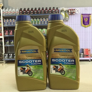 Dầu xe ga ravenol scooter 5w40