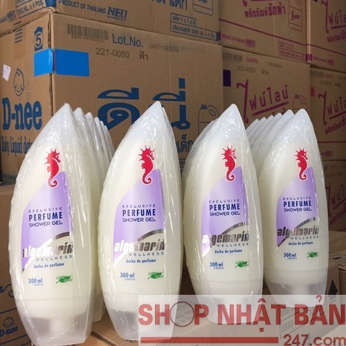 [Chính hãng] Sữa tắm cá ngựa Algemarin Đức - chai vuông 300ml
