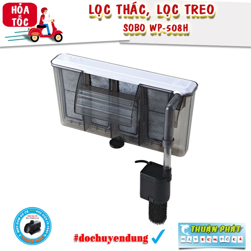 Lọc Thác, Lọc Treo hồ cá cảnh Sobo WP 308H - WP 408H - WP 508H