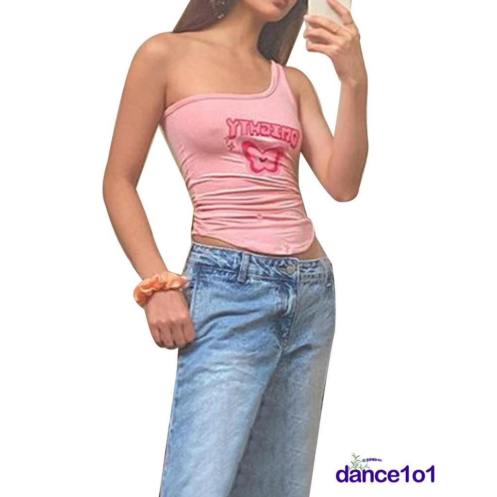 Áo Thun Lệch Vai Thời Trang Hè 2021 Cho Nữ