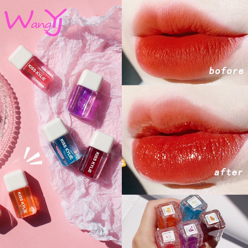 Son Bóng KISSKYLIE Dưỡng Ẩm Màu Trong Suốt Tiện Dụng