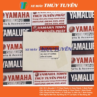 Đề can,Tem cảnh báo, Tem hướng dẫn sử dụng chính hãng cho các loại xe Yamaha